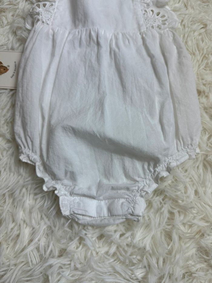 Barboteuse blanche Konges Slojd taille 9 mois - photo numéro 3
