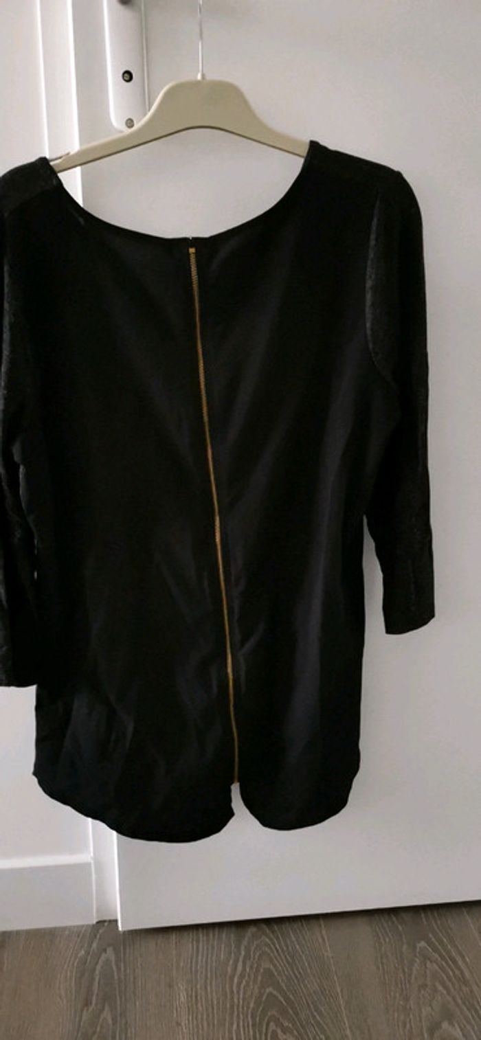 Blouse bi matière - photo numéro 3