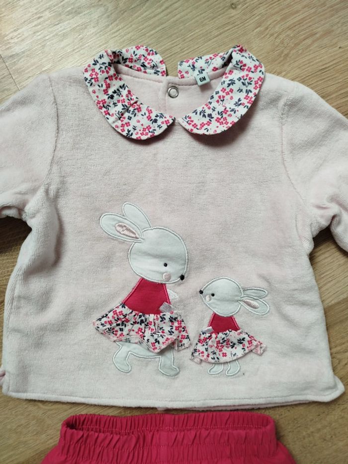 Ensemble bébé fille 6 mois - photo numéro 2