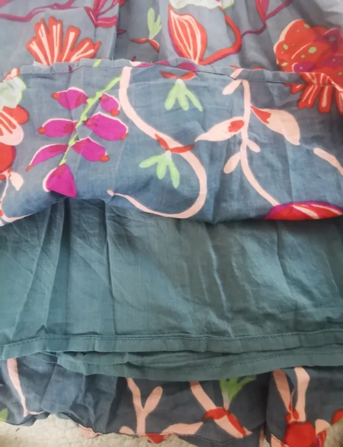 Robe longue à fleurs Vertbaudet 3 ans - photo numéro 4