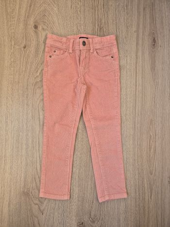 Pantalon en velours rose