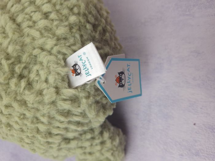 Peluche Jellycat neuve rare retired Flumpie frog grenouille FLUM3F NWT - photo numéro 4