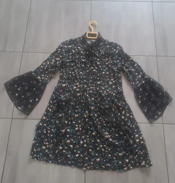 Robe floral Zara Basic Taille S (36)