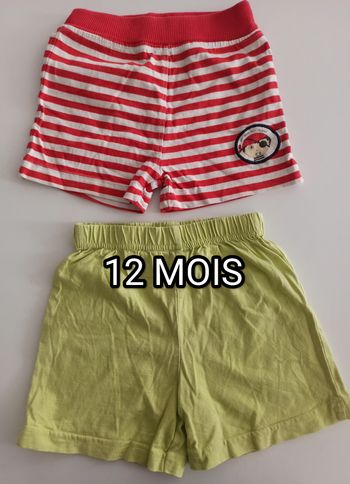 Shorts 12 mois