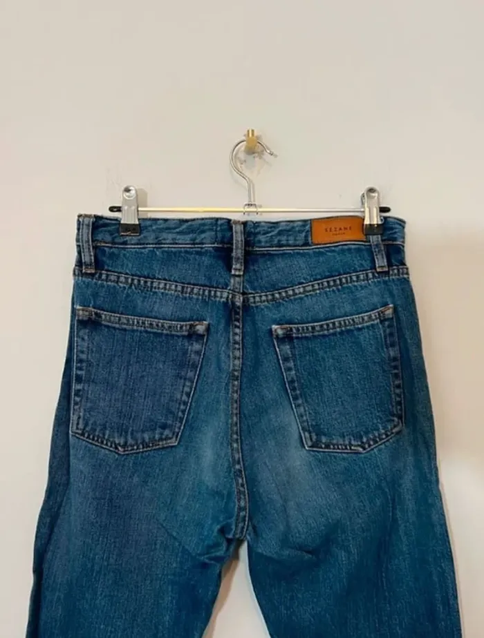 Jean Sézane denim bleu - photo numéro 6
