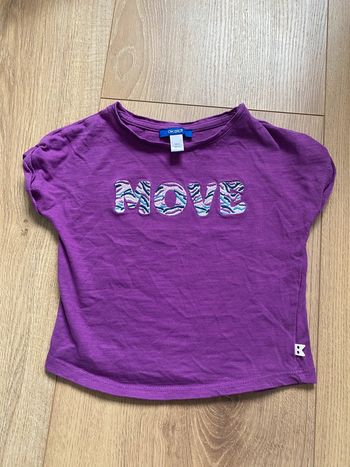 T-shirt manches courtes Okaïdi violet move