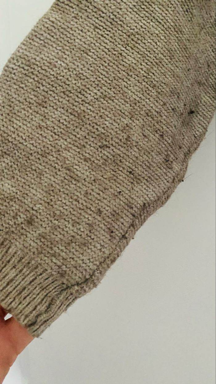 Pull col rond Imua beige - photo numéro 9