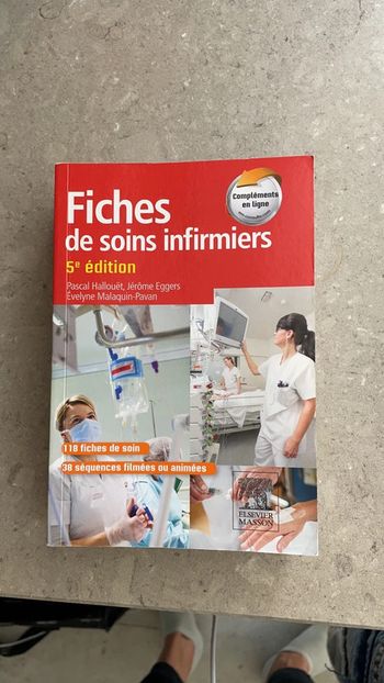 Livre infirmier fiches soins