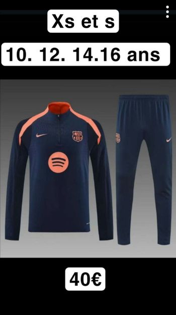 Ensemble FCB Taille S