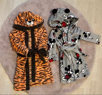 Lot de 2 peignoir polaire