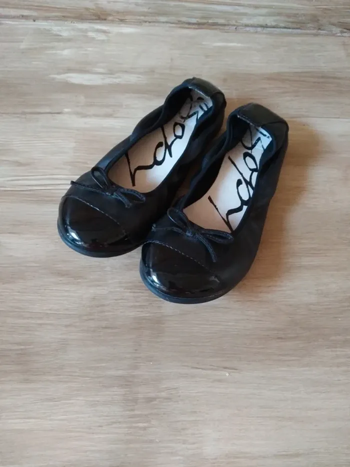 Ballerines vernis noires bopy - photo numéro 2