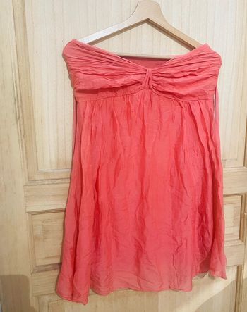 Tunique bustier rose léger avec doublure