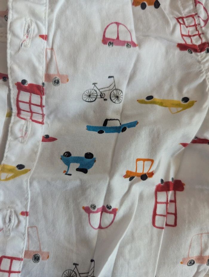Ensemble Chemise et short 12 mois véhicule - photo numéro 4
