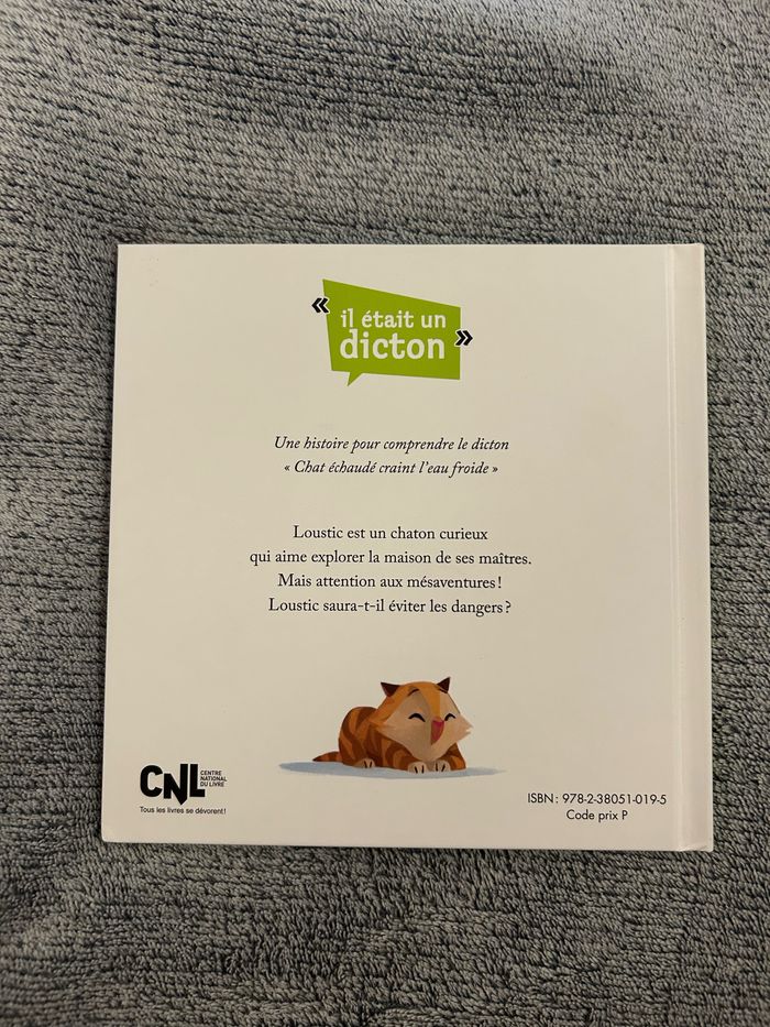 Livre McDo « Chat échaudé craint l’eau froide » Collection « Il était un dicton » 2021 - photo numéro 2