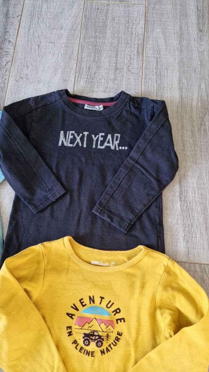 Lot de 5 tee shirt manches longues, taille 5 ans - photo numéro 7