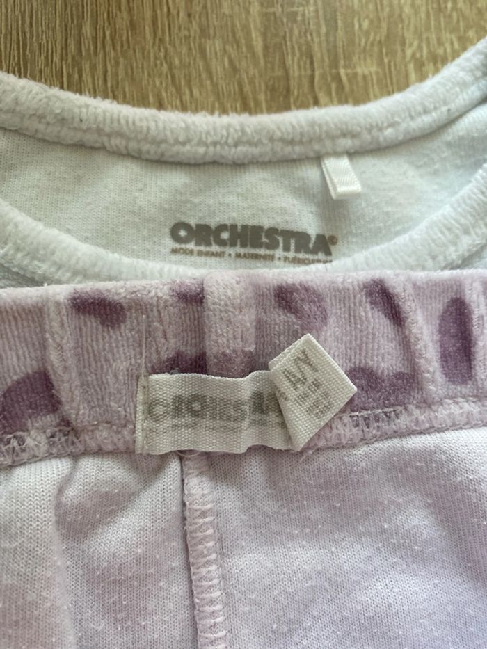 Pyjama velours 2 pièces orchestra 4 ans - photo numéro 5