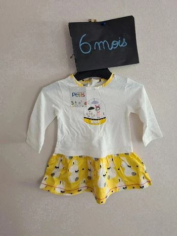 Robe 6 mois neuve la cie des petits / la compagnie des petits lapins paques pâques printemps .