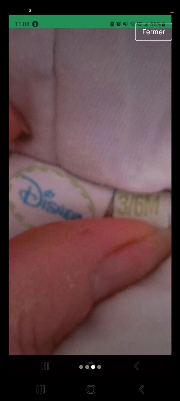 Combipilote/combinaison 3/6 mois disney winni l ourson - photo numéro 3