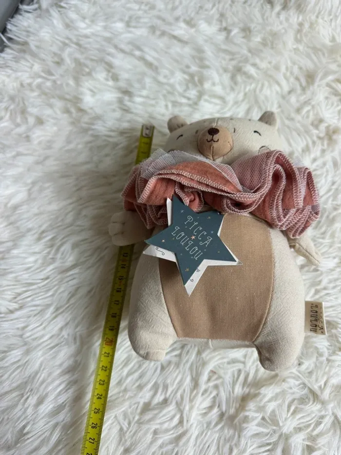 Peluche / poupée ours Picca Loulou - photo numéro 6