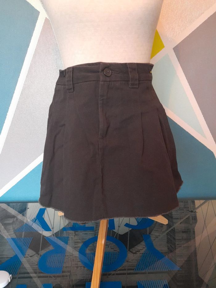 Jupe courte plissée