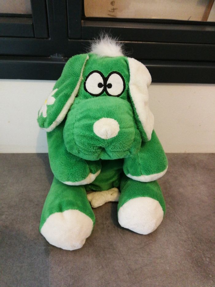 Peluche doudou chien hippie tout doux 45 cm - photo numéro 2