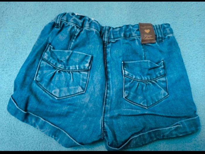 Short en jeans fille bout'chou 18 mois - photo numéro 2