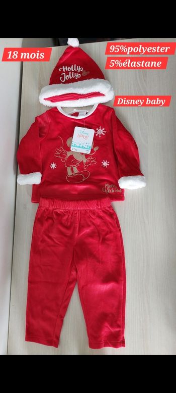 Pyjama de Noël fille 18mois 