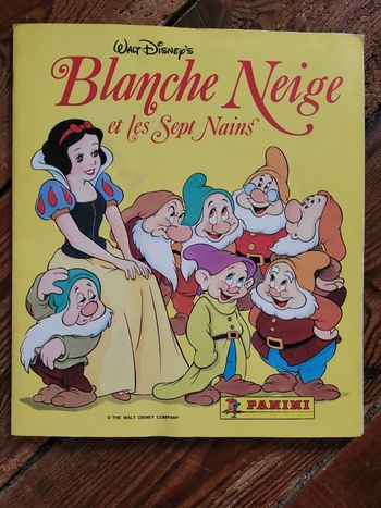 RARE Album complet Panini Blanche Neige Snow white Disney autocollants collection