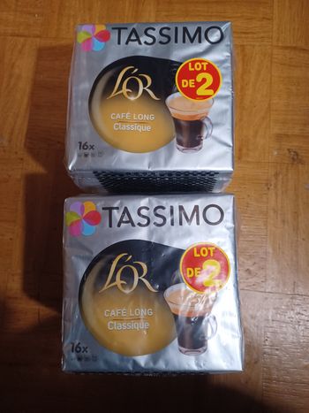 Lot de 4 paquets  lor tassimo