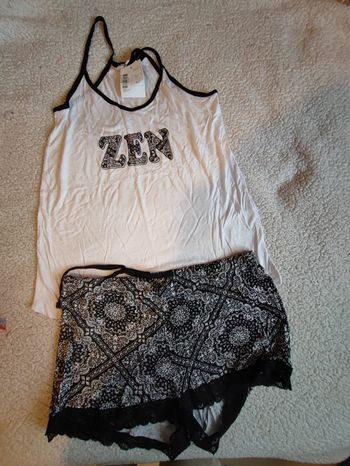 Pyjamas 2 pièces short taille L