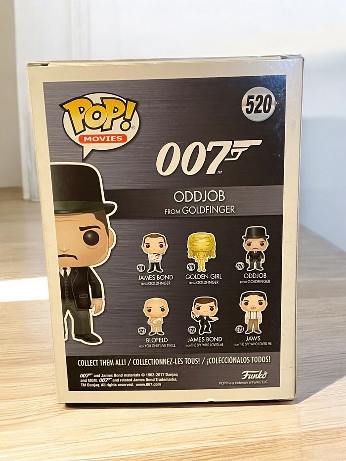 Lot 2 figurines Funko Pop James Bond 007 520 Oddjob & 521 Blofeld neuves jamais déboxées - photo numéro 5