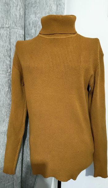 Pull maille col roulé 