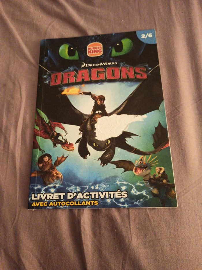 Livre  d'activité dragons