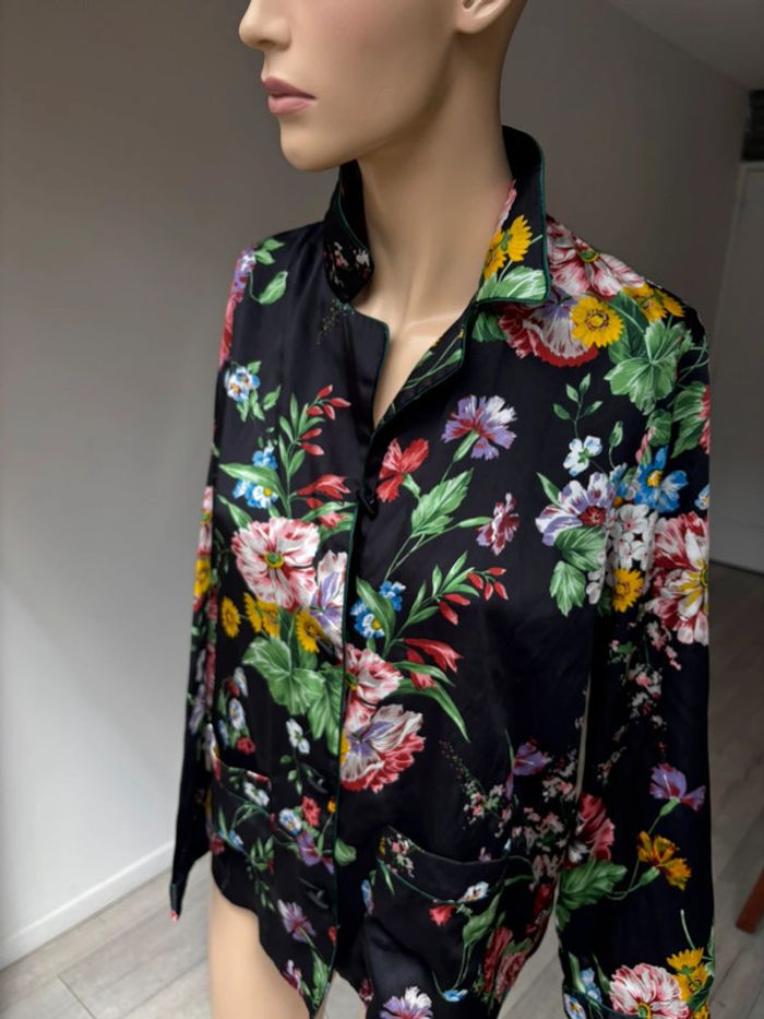 Chemisier fleuri neuf Zara - photo numéro 4
