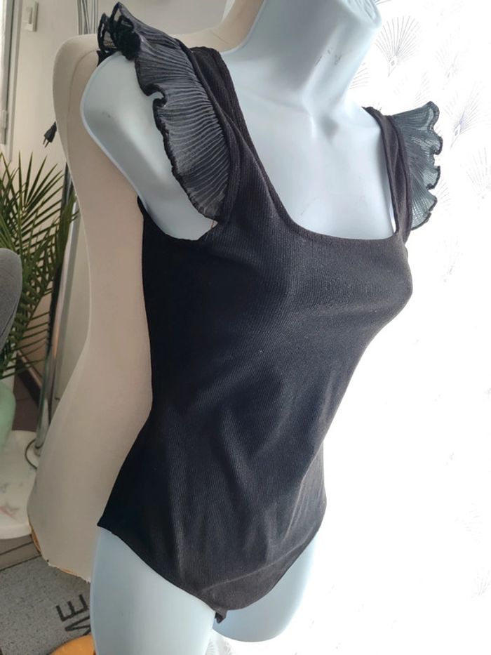 Joli body noir pailleté - photo numéro 2