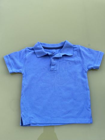 Polo bleu garçon