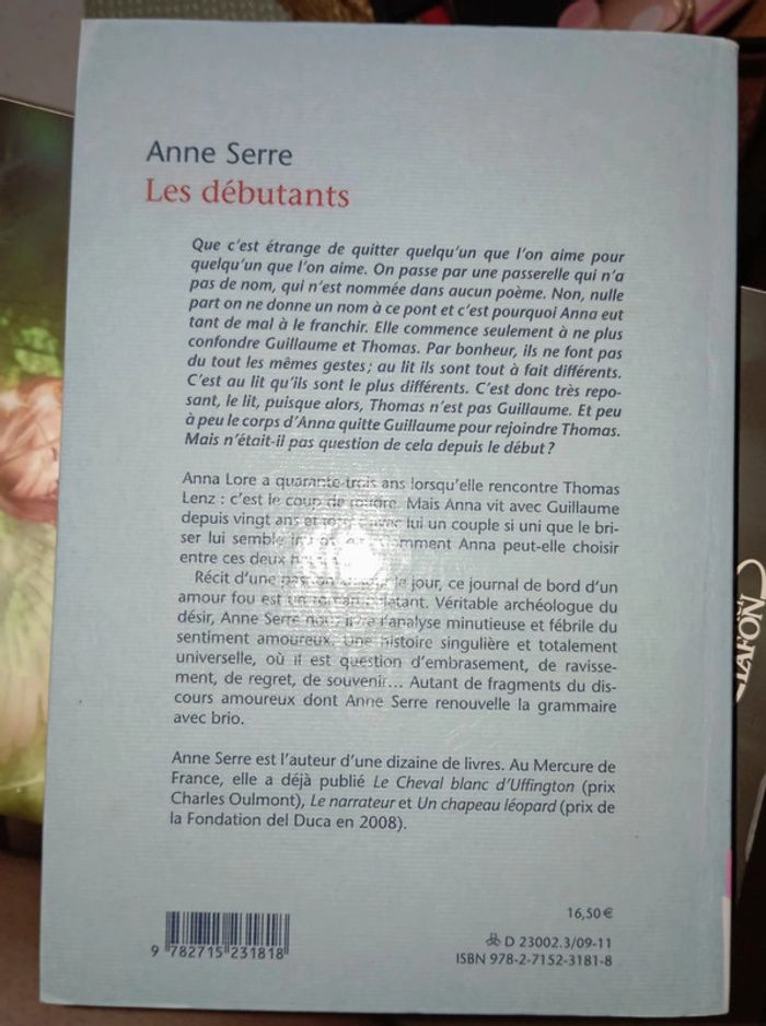 Roman d'amour ''Les débutants '' - photo numéro 2