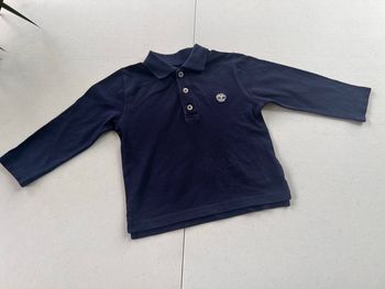 T-shirt polo timberland taille 2 ans 86 cm bleu marine