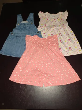 Lot robes filles été 6 mois vertbaudet
