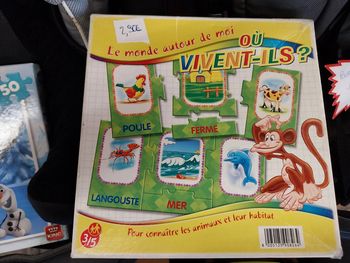 jeu "ou vivent-ils" le monde autour de moi