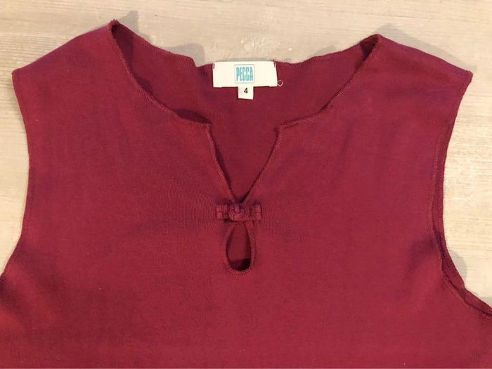 AN16:Débardeur vieux rose T 4 (42/44) NEUF - photo numéro 5