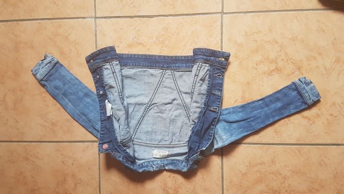 Veste en jeans fille 4 ans bleue Chipie jeans - photo numéro 6