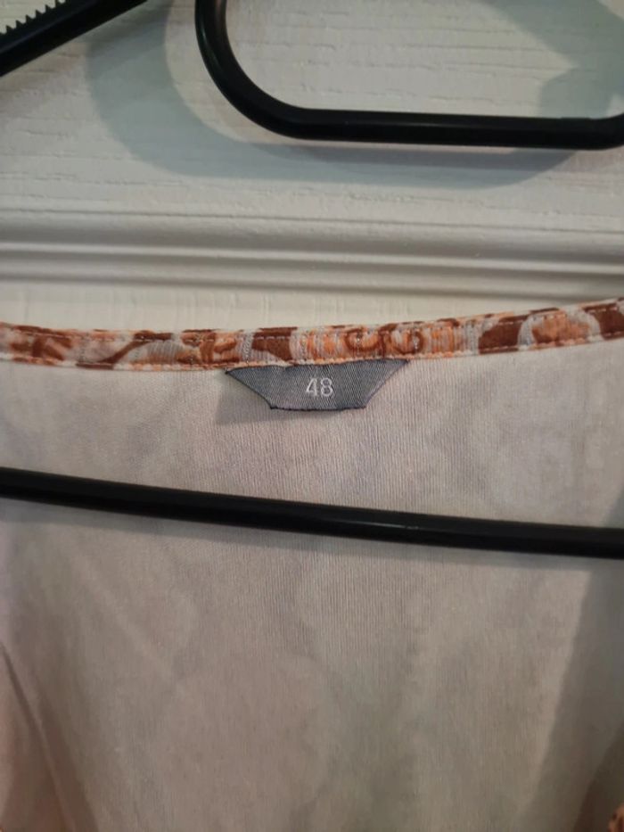 🍑 Robe abricot Zeeman – neuve, taille 48 - photo numéro 3