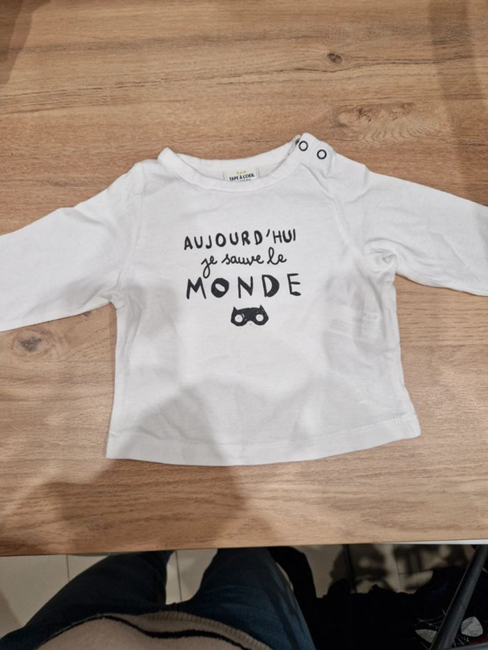 Lot de 3 haut manches longues 3 mois