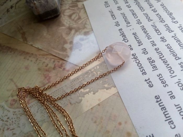 Collier de quartz rose - photo numéro 5