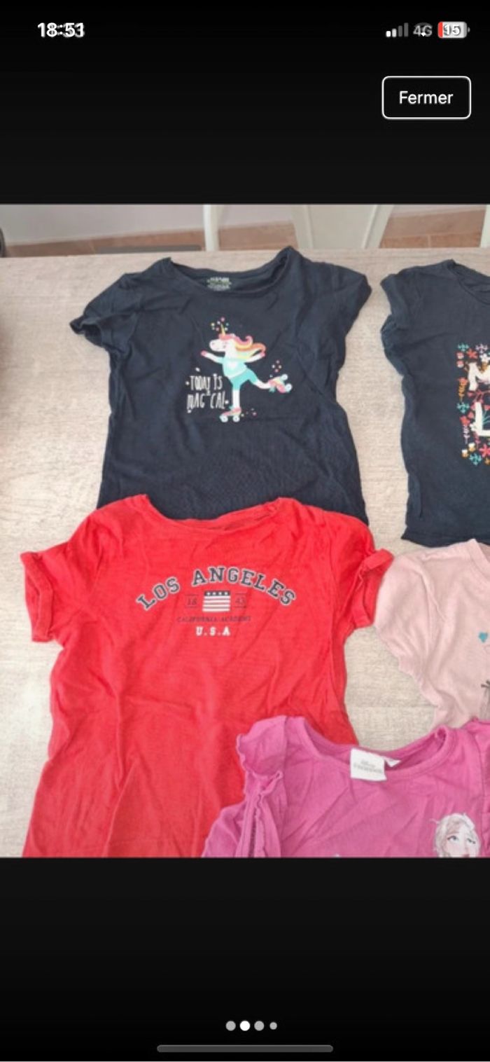 Lot de 5 tee shirts - photo numéro 2