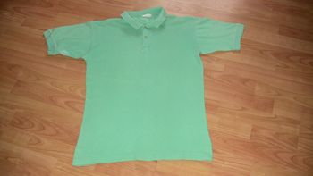 Polo manches courtes vert Taille 2 mixte