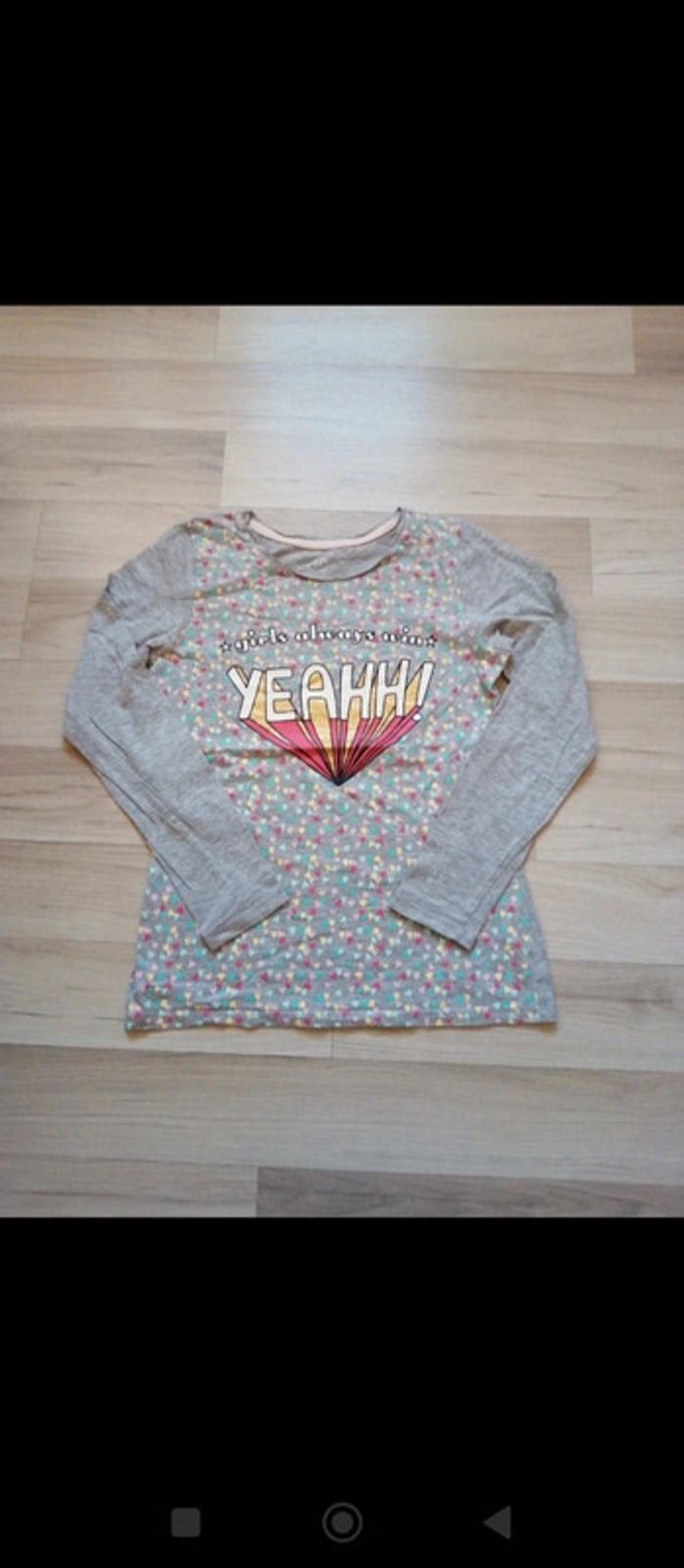 Tee-shirt manches longues 11-12 ans