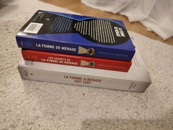 Lot 3 tomes de la femme de mėnage de Freida Mcfadden 