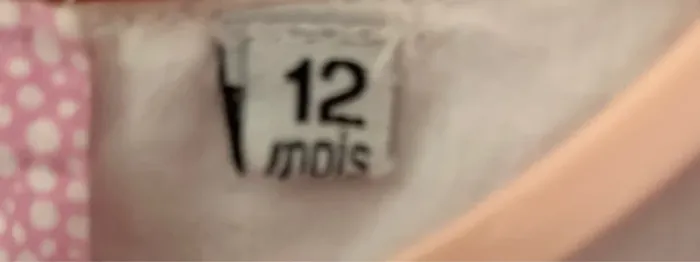 Robe fille rose - 12 mois tenue d’été - photo numéro 3